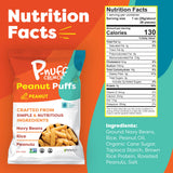 Snack Size Roasted Peanut Flavor (1 oz - Pack of 6)