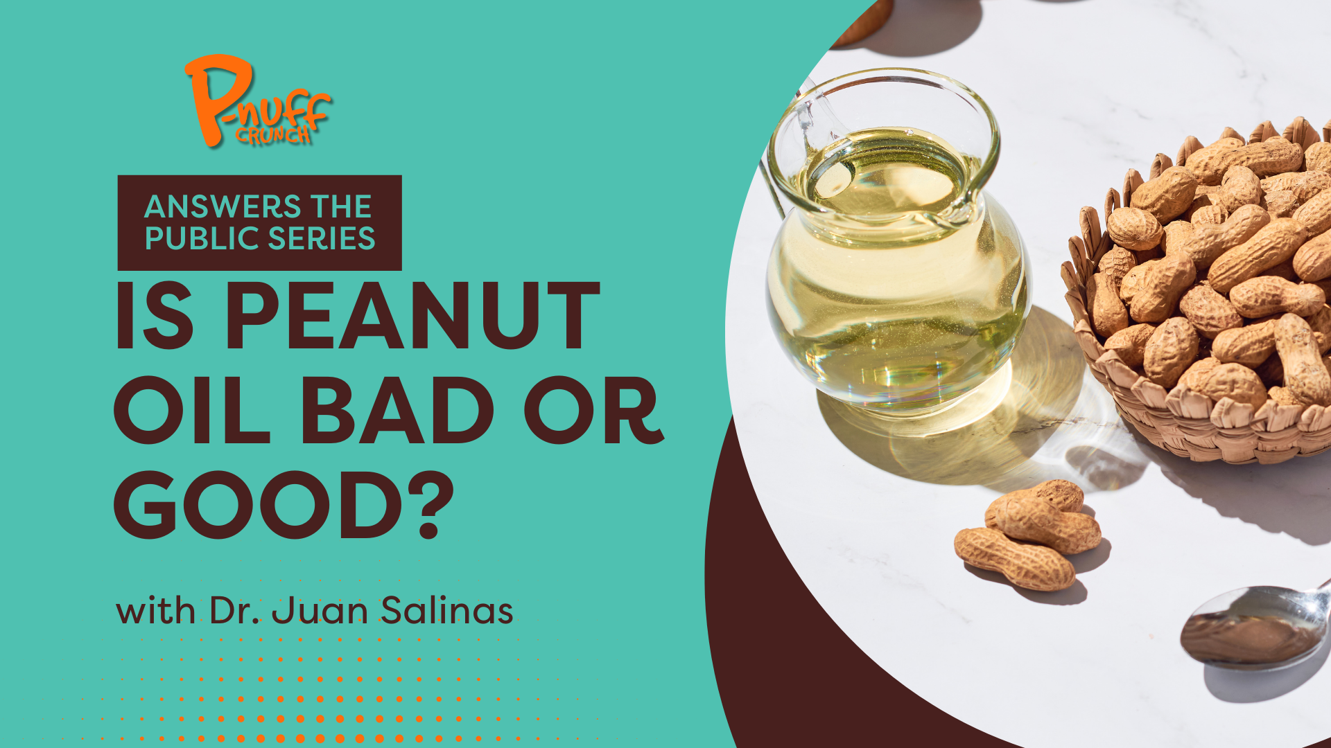 Is Peanut Oil Good or Bad for me?