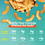 P-nuff Crunch Protein Puff comparison chart